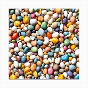 Colorful Pebbles Canvas Print