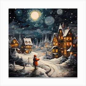 Chromatic Christmas Chronicles Canvas Print