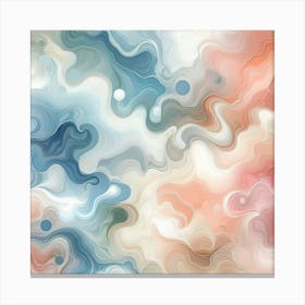 Abstract Watercolor Painting Canvas Print