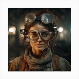 Steampunk Girl 31 Canvas Print