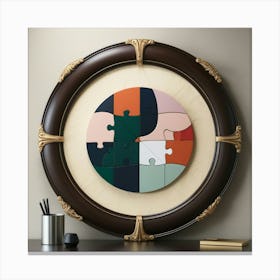 Puzzle Piece Wall Art Canvas Print