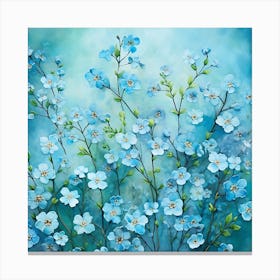 Forget Me Nots 5 Canvas Print