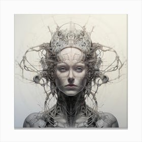 Cybernetic Woman 1 Canvas Print