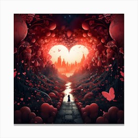 Surreal Love Garden By Csaba Fikker 7 Canvas Print