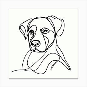 Dog Picasso style 3 Canvas Print