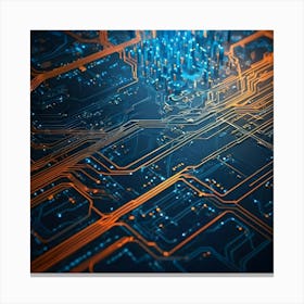 Circuit Board 25 Canvas Print