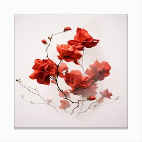 Red Flowers Canvas Print