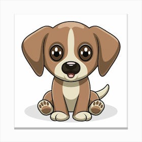 Cute Puppy 2 Canvas Print