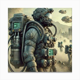 Venusian Infantry Life Support Converted Canvas Print