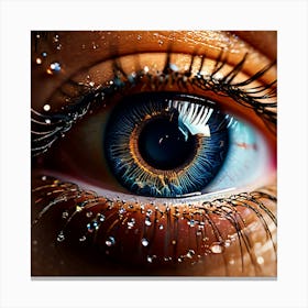 Classic eye Canvas Print