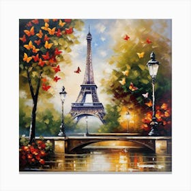 Paris Eiffel Tower 94 Canvas Print