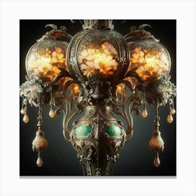 Rococo Lamp 1 Canvas Print