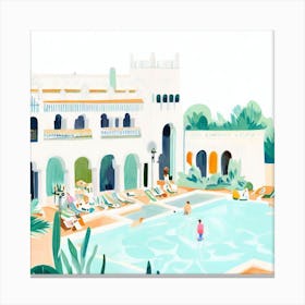 Moroccan holiday Canvas Print