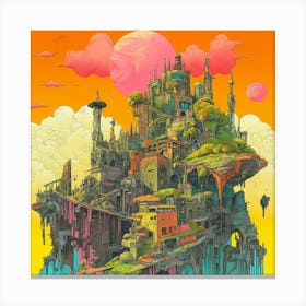 City In The Sky Canvas Print