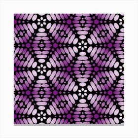 Pattern Purple Seamless Design 1 Canvas Print