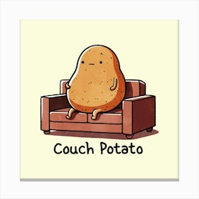 Couch Potato Canvas Print