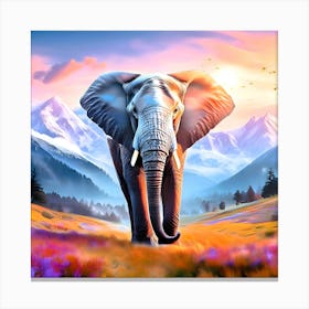 Elephant Series No.2 Canvas Print