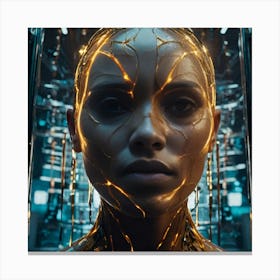 Cyborg Canvas Print