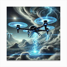 Atmospheric Drones Stratospheric Sovereigns Canvas Print