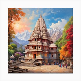 Hindu Temple 11 Canvas Print