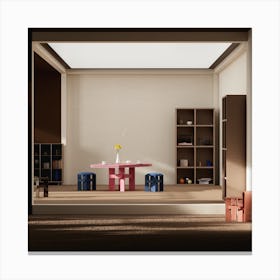 Eidos Furniture Set Day Canvas Print