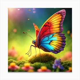 Colorful Butterfly Canvas Print