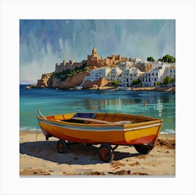 Ibiza Spain 6 Fauvist Painting Art Print 0 Canvas Print