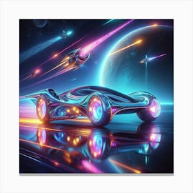 Futuristic Car 110 Canvas Print