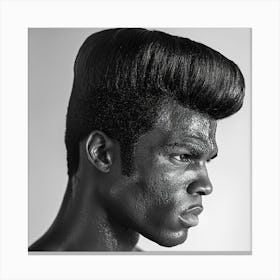 Black Man With A Mohawk Canvas Print