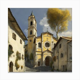 Kirche In Cassone, Gustav Klimt 3 Canvas Print