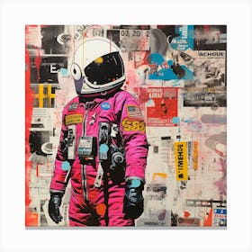 'Astronaut' 3 Canvas Print