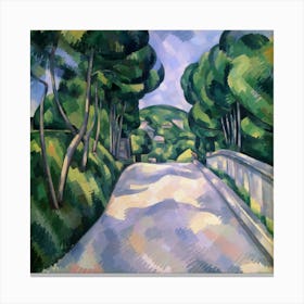 The Bend In The Road, Paul Cézanne 2 Canvas Print