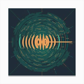 Sound Wave Canvas Print