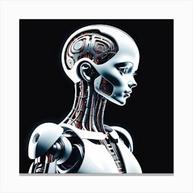 Robot Woman 40 Canvas Print