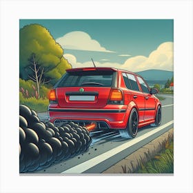 Modified sports car 1 Canvas Print