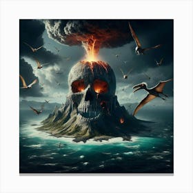 Island Of Fire 4 Canvas Print