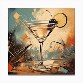 Martini 7 Canvas Print