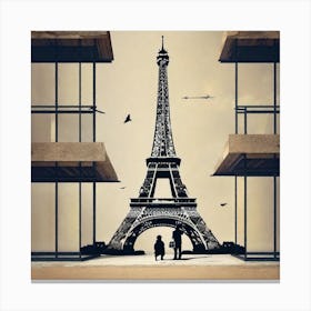 Paris Eiffel Tower 27 Canvas Print