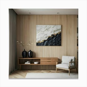 Modern Living Room 76 Canvas Print