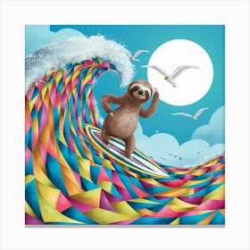 Surfs Up Nursery Kids (5) Canvas Print