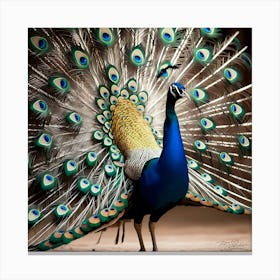 Peacock Canvas Print