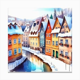 Winter Scene Canvas Print