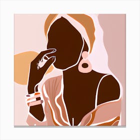 Portrait Of A Woman 7 Canvas Print