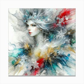 Snow Girl 3 Canvas Print