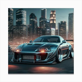 Futuristic Sports Car Canvas Print