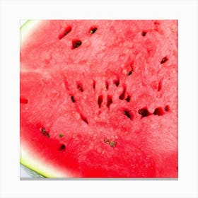 Watermelon On White Background Canvas Print