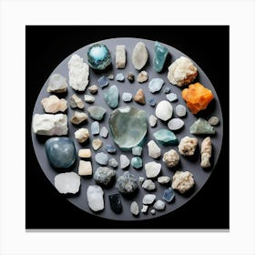 Collection Of Minerals Canvas Print