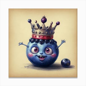 Blueberry King 1 Canvas Print