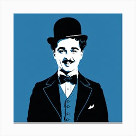 Charlie Chaplin 3 Canvas Print