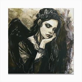 Angel Of The Night 2 Canvas Print